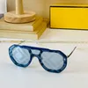 Brand Sunglasses for Women Frameless One Piece Lens Craft F514 Sunglasses Designer Men With chain Original Box