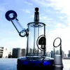 Ready To Ship Hookahs Straight Tube Perc Glass Bongs Mini Dab Rigs Protable Rig Bubblers Glass Thick Tank Smoking With Bowl Mouthpieces Sideca DGC1258
