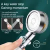 Turbodoładowana głowica prysznicowa Regulowana wodę opryskiwacz prysznicowy z filtrem Handheld Universal Shower Head Bath Dysza 220525