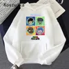 Sweats à capuche pour hommes Sweatshirts Printemps Gorillaz Drôle Imprimé Femmes/Hommes Harajuku Coréen Surdimensionné Pull Unisexe Mâle StreetwearMen's