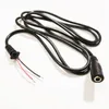 Cables, CCTV DC Power plug Connector 3.5x1.35mm Female socket with Cord Cable 3.5/1.35 Pigtail Lead/10pcs