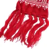 Scarves Christmas Scarf For Women Men Snowflake Elk Knitted Red Black White Long With Tassels Vintage Lovers Couple Fringe