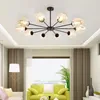 Pendant Lamps Nordic And Lanterns Living Room Chandelier Simple Modern Glass Magic Bean Molecular Lamp Creative Personality BedroomPendant