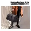 Resväska män lyxdesigner duffle väskor kvinnor stora kapacitet handväskor läderhelg tote bagage totes