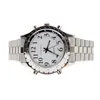 腕時計の高品質の英語のトーキングクロックステンレス鋼の盲目または視覚障害の時計