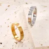 Gold Ring Engagement Wedding Sterling 2022 Designer Top Kwaliteit Extravagante ringen voor vrouwen Hart Love Sieraden Get Diamant Silant Silver Compated Steel 6/7/8