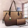 2022 Designers Leerzakken Dames Handtassen Hoge Qulity Crossbody Lady Schoudertas Winkelen TOTE COIN TURNE 2 PCS/SET M40156