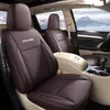 정의 맞춤형 전체 세트 카시트 커버 선택 Toyota Highlander 15 16 17 18 년 2 열 60 스플릿 5 좌석 가죽