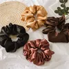 النساء الحرير Scrunchie مطاطا اليدوية متعدد الألوان رباط شعر ذيل حصان حامل عقال إكسسوارات الشعر الساتان 20 قطعة