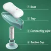 Bar Soap Holder, Not Punched Easy Clean Soap Dish with Suction Cup for Shower,Bathroom, Kitchen Sink