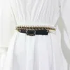 2022 Topselling Classic Luxury Belt Fashion Pearl Chain Dress Accessories midjeband tunt kvinnors bälte för flicka