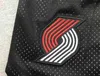 Män Portlands Trail's Blazers's Just Don Basketball Shorts Exquisite Broderade Tyg Pocket Pants Fashion