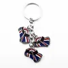 Flag Keychainさまざまな形の形イギリス風のペンダントギフトを支持するカーイギリスアメリカの外務贈り物国旗BBE13703