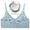 Sömlös kvinnor Bra latex Sexig underklädertråd Free Ssieres Underwear Lette Soft Solid Color Crop Tops för kvinnlig M-XXL 220511
