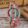 Wristwatches Creative Handmade Lover Wooden Watches Luminous Pointers Clock Quartz Analog Timepiece Full Wood Strap Watch For Women Men Gift