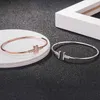 925 Sterling Sier Female Sweet Bracelets White Zircon Simple Simple Scare Screelet for Women Girl Fashion Jewelry Bracelets