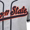 Xflsp GlaMitNess OSU Oregon State Beavers 1960 Road BaseballJersey 100% Stitched Embroidery Vintage Baseball Jerseys Custom Any Name Any Number