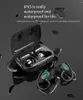 TWS Sport Ruisonderdrukkende Bluetooth-headset HIFI Stereo In-ear oorhaak IPX5 Waterdichte MINI-oortelefoon voor mobiele telefoon