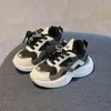 2021 Kış Bebek Bebek Spor ayakkabıları Bebek Erkekler Moda Spor Ayakkabıları 1-6 Yıllık Toddler Çocuklar Yumuşak Sole Nefes Alabilir Koşu Ayakkabıları 21-30 G220527