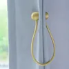 Hooks & Rails Magnetic Pearl Ball Curtain Buckles Tiebacks Backs Holdbacks Buckle Clips Rods Home Decorative AccessoriesHooks
