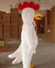 professionale Rendi il costume della mascotte del pollo bianco di taglia adulta Prezzo all'ingrosso Mascotte del cazzo Personaggio Taglia per adulti di alta qualità