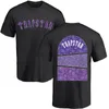 TRAPSTAR アートオブウォーペイズリー Tシャツメンズファッションカジュアル半袖原宿ルーズ特大トップス紫色のテクスチャプリント Tシャツ 220630