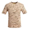 MEGE Military Camouflage Breathable Combat T-Shirt, Men Summer Cotton T-shirt, Army Camo Camp Tees 220420