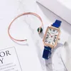 Zegarek 2022 Kobiety Bransoletka zegarki stalowe Pasek Miłość Kwarcowy Kwarc Rhinestone Watch Watch Luksusowa moda dla Relojes