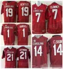 Thr South Carolina Gamecock 1 Deebo Samuel 19 Jake Bentley 7 Jadeveon Clowney 14 C.Shaw Connor Shaw 21 Marcus Lattimore College Football Jerseys