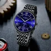 Relojes de pulsera 2022 CUENA Relojes para hombre Calendario de moda Reloj Hombres Negocios Cinturón de acero inoxidable Reloj de pulsera de cuarzo Reloj Hombre Reloj Hombre