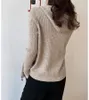 Chandails pour femmes Femmes Automne Cardigan tricoté à capuche Femmes Casual Veste ample Zipper All-Match Féminin Pull pour femmes Vêtements d'extérieur
