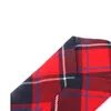 Moda Donna Cravatta per Natale Cotone Ragazzi Ragazze Cravatte Cravatta scozzese sottile Regali Casual Novità Cravatte di gomma