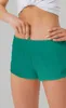 Lu You Want Shorts femininos de ioga de 2,5" com forro e zíper lateral Pockeks esportivos para corrida, exercícios curtos e treinamento