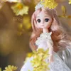 Dolls bjd bambola 16 palla giunti alla moda set up con bellissimi vestiti morbidi parrucca in vinile corpo femmina per ragazza regalo per bambini 220