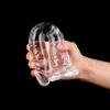 Crystal Glass Dildo Realistic Penis Artificial Anal Gspot Stimulerar kvinnlig onani S Sexiga leksaker för kvinnor6928232