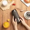 Drinkware Mugs Water Bottles Portable Thermos Cup Large-capacity Coffee Cup With Straw Insulation food grade silicone