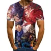 Erkek Tişörtleri Project Anime Camisetas Manga T Shirt Erkekler için Giysiler Ropa Hombre Street Giyim Tee Camisa Maskulina Verano Koszulkimen's