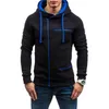 Covrlge marque de mode hommes sweats à capuche printemps automne mâle pulls décontractés fermeture éclair couleur unie MWW204 220325