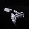 Blender Spin Banger Nail Seamless Completamente saldato Accessori per fumatori 10mm 14 mm Giunto maschio Bangers al quarzo con bordo smussato 45 90 gradi