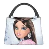 Lunhantes de lanches isolados quentes de Bratz Rock Angelz personalizados para viagens de escritório Fruit Frow Storage Saco 220711