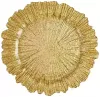 Wholesale 13inch Gold Charger Plates Underplate Wedding Reef Gold Charger Plates For Wedding B0527S