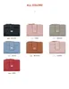 2021 Red Women Wallets High Quality Short Card Holder Small Wallet Female Purse Zipper Coin Holder Pink Leather Wallets for Girl AA220316