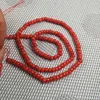 Andere mode Coral Bead Round kralen 3x4mm Elegante steen voor sieraden maken DIY kettingarmband Edwi22