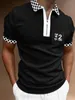 Camisa de polo de los hombres de verano Costura nacional Color Impresión Polo Camisas Marca Hombres Camisetas de manga corta Camisa Hombre Ropa S-3XL 220623