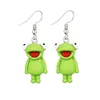 Summer Cute Sweet Duck White Cloud Acrylic Charm Earrings Frog Delicate Clouds for Women Girls Ear Jewelry Wholesale Gifts