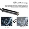 Mini Endoscope Camera Waterdichte Endoscoop Borescope Verstelbare Zachte Draad 6 LED's 7mm Android Type-C USB-inspectie Cotea voor auto