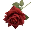 Une seule tige de soie rose fleur artificielle 20" Rosa Fleur Branche pour la décoration florale de pièces maîtresses de mariage