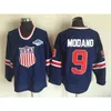 Mit 1980 Miracle On Ice Hockey Jersey 17 Jack O'Callahan 21 Mike Eruzione 30 Jim Craig 88 Patrick Kane 9 Zach Parise Mens Hockey Jerseys