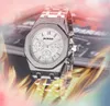 Все суббольные циферблаты работают Quartz Fashion Mens Time Time Watch 42 мм Auto Date Men Designer Designer Watch Оптовые мужские подарки.