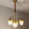 100% Full Copper Crystal Chandelier Lights Fixture European Luxury Palace Crown Chandeliers Lamps French Romantic Shinl Droplight Hotel Home Inomhusbelysning